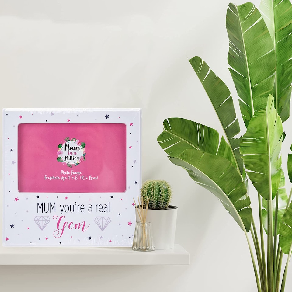 image 1 of VFM e-Store Mum Photo Frame 4 x 6 - "Mum You're a Real Gem"