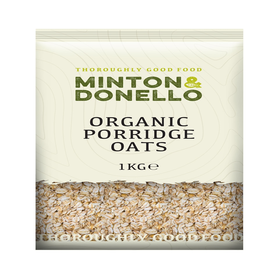 image 1 of Minton & Donello Organic Porridge Oats 6 x 1Kg