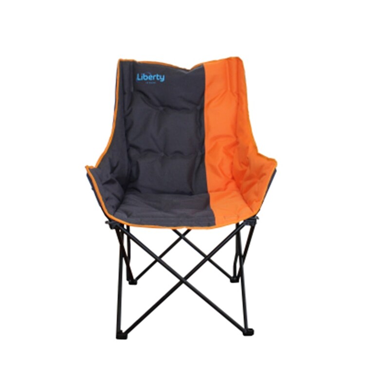Liberty Comfort Folding Padded Camping Chair - Orange N/a