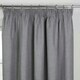 image 7 of Eclipse Pencil Pleat Blackout Curtains - Grey - 229cm x 137cm