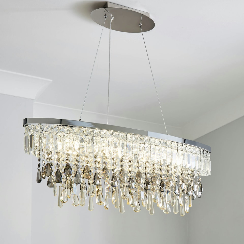 image 1 of BHS Jennifer Diner Ceiling Pendant, Chrome