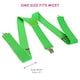 image 6 of Pack of 6 Irish Buckle Top Hat & Green Suspenders Green | One Size