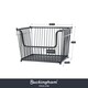 image 2 of Buckingham Multi-Purpose Stackable Storage Organising Basket 30.5 x 26.5 x 22 cm Black