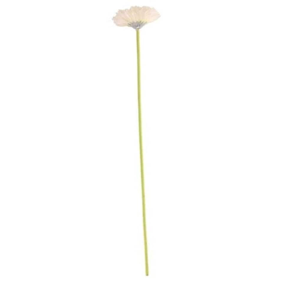 image 1 of Gerbera Cream Artificial Silk Flower 54cm