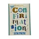 image 1 of For Godson On Your Confirmation Bold Lettering Design Religious Greeting Card