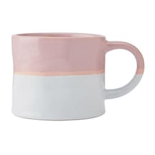 Mikasa Pink & White Ombre 350ml Mug