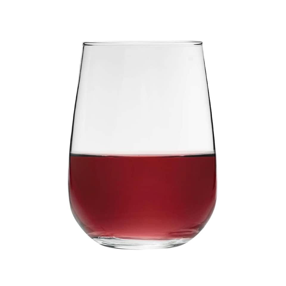 image 1 of LAV Gaia Extra Large Stemless Wine Glasses - 590ml - Clear - Pack of 6 Clear