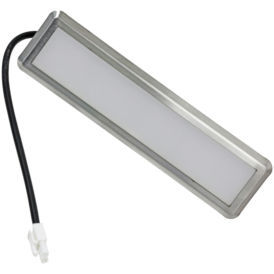 image 1 of SPARES2GO LED Light Box compatible with Logik Cooker Hood L60CHD L90CHD Vent Extractor Lamp (175mm x 48mm, 2.5W)