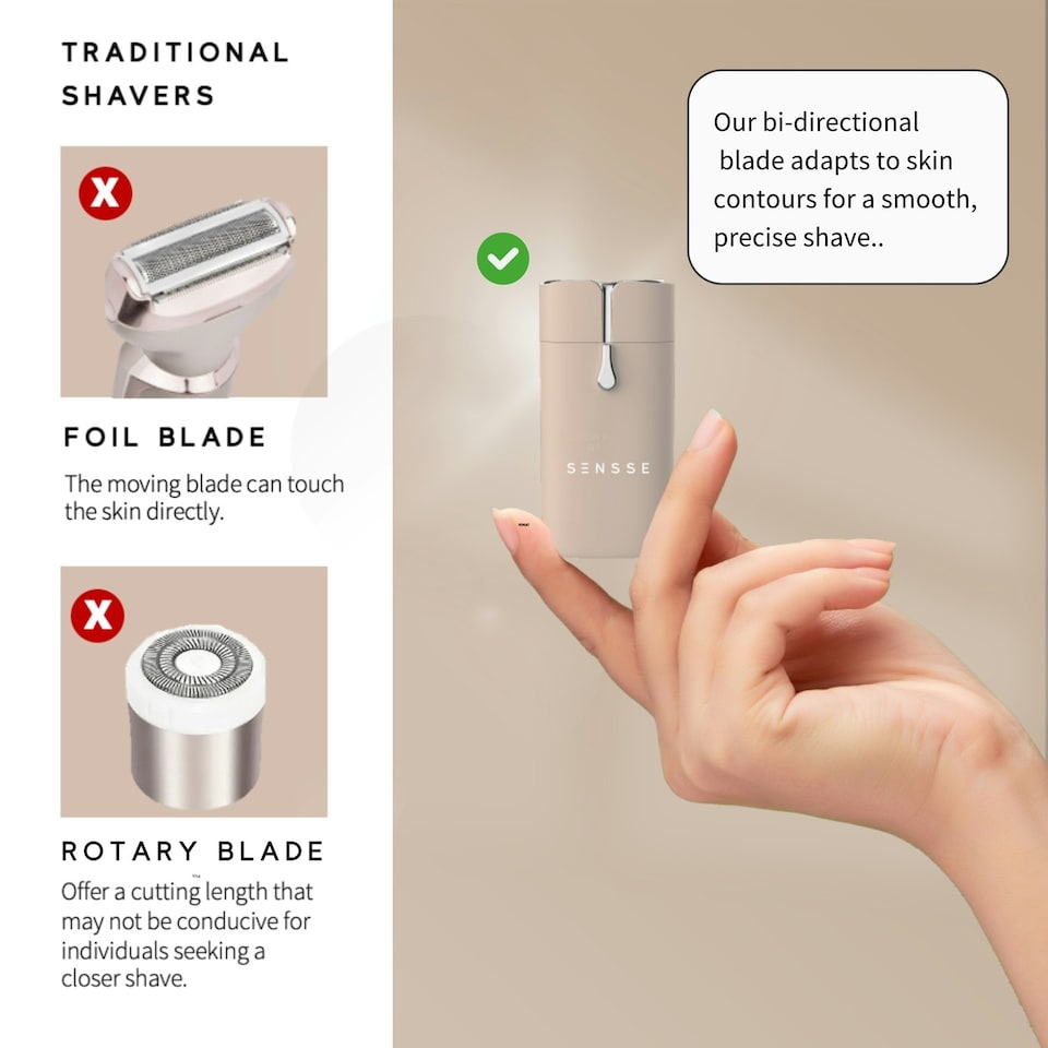 image 1 of Sensse Butterskin Shaver