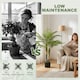 image 4 of HOMCOM 120cm Artificial Palm Tree with 14 PEVA Leaves in Pot, Green
