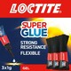 image 4 of Loctite Mini Trio Super Glue Gel for High-Quality Repair for All Materials, 9x1g