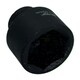 image 3 of 3/4" Drive 50mm Shallow Metric MM Impact Impacted Socket 6 Sided Single Hex