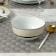image 3 of 12pc York Cream Band Dinner Set