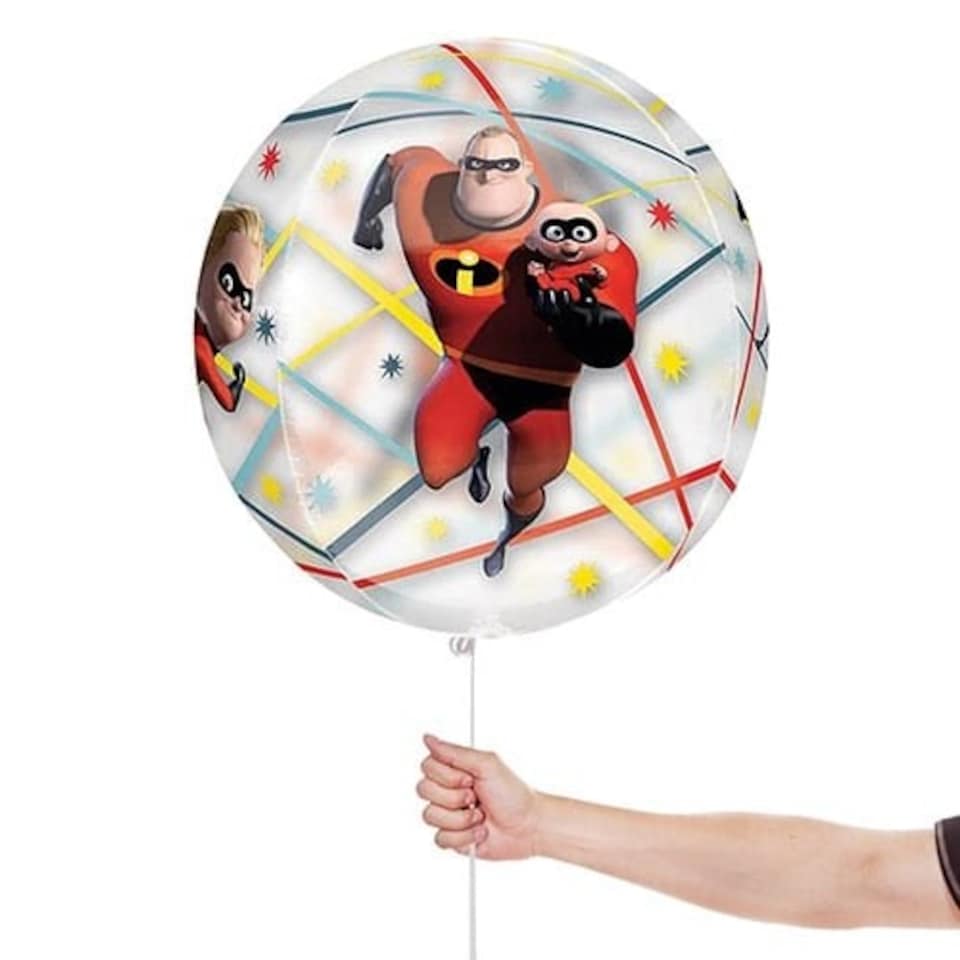 image 1 of Incredibles 2 Orbz Foil Helium Balloon 38cm / 15 in