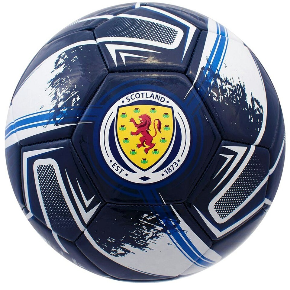 image 1 of Scottish FA Turbine Print Football - Dark Blue/White - 5