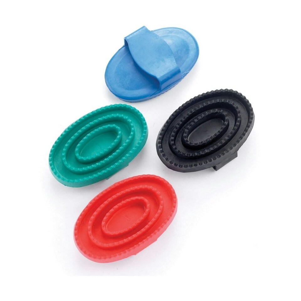 Lincoln Rubber Curry Comb - Blue - L