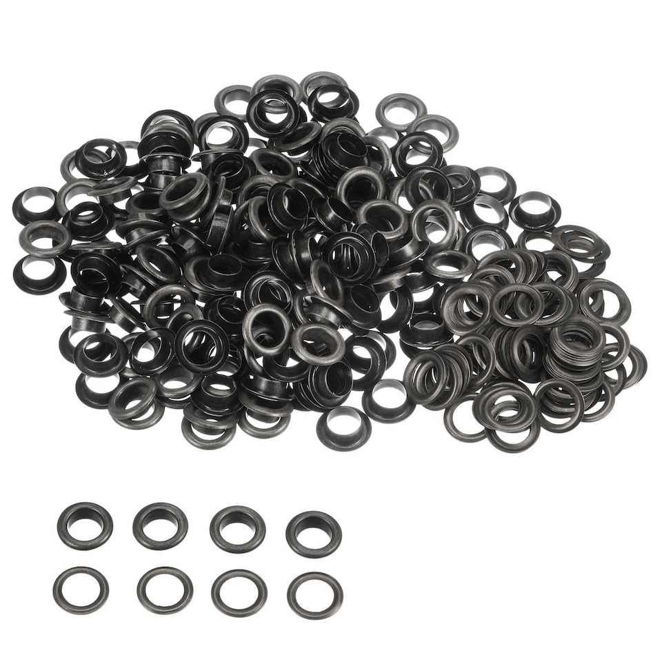 image 1 of 20mm Brass Eyelets with Washers for Arts & DIY Projects - 50 Pcs