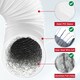 image 9 of SPARES2GO Vent Hose for Delonghi Air Conditioner Conditioning 3m 5" Extension + Pipe Clips | White