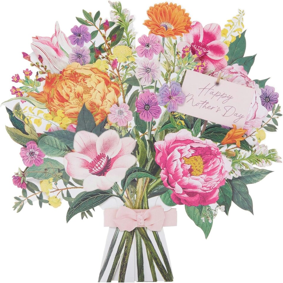 image 1 of Beautiful Bouquet Design Mother's Day Card