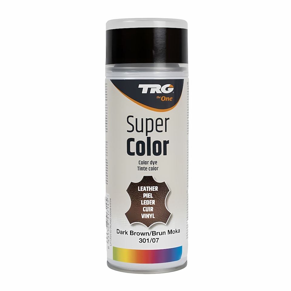 image 1 of TRG Super Colour Aerosol Paint - Leather and Vinyl Recolouring 400ml | Brown | Dark Brown