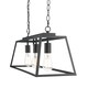 image 3 of Charley 3 Light Matte Black Pendant Bar