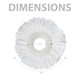 image 2 of 2X Spin Mop Replacement Heads 360 Microfiber Refills for Bucket Home Cleaning