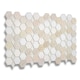 image 2 of NOVECRAFTO 3D Honeycomb Wall Panels Beige/Cream/Caramel – Glitter Tile Effect – Set of 6 PVC Sheets – 3.72m² (40.26sqft) – Kitchen & Bathroom Cladding