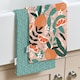 image 4 of Exotic Fruit Recycled Cotton Set of 2 Tea Towels - Blush | Multi