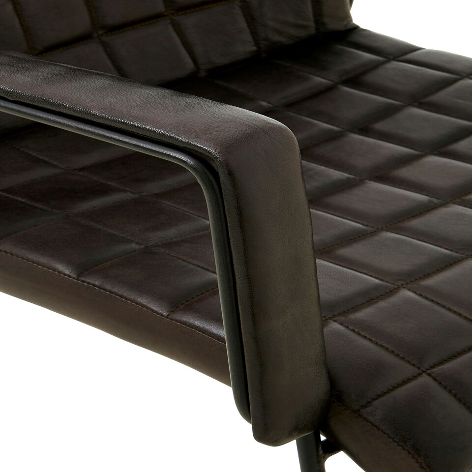 image 1 of Luxurious Black Leather Weave Chair, Velvet Upholstered Occassional Arm Chair, Striking Lounge Chair Black