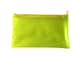image 5 of 8x5" Frosted Yellow Pencil Case - See Through Exam Clear Translucent
