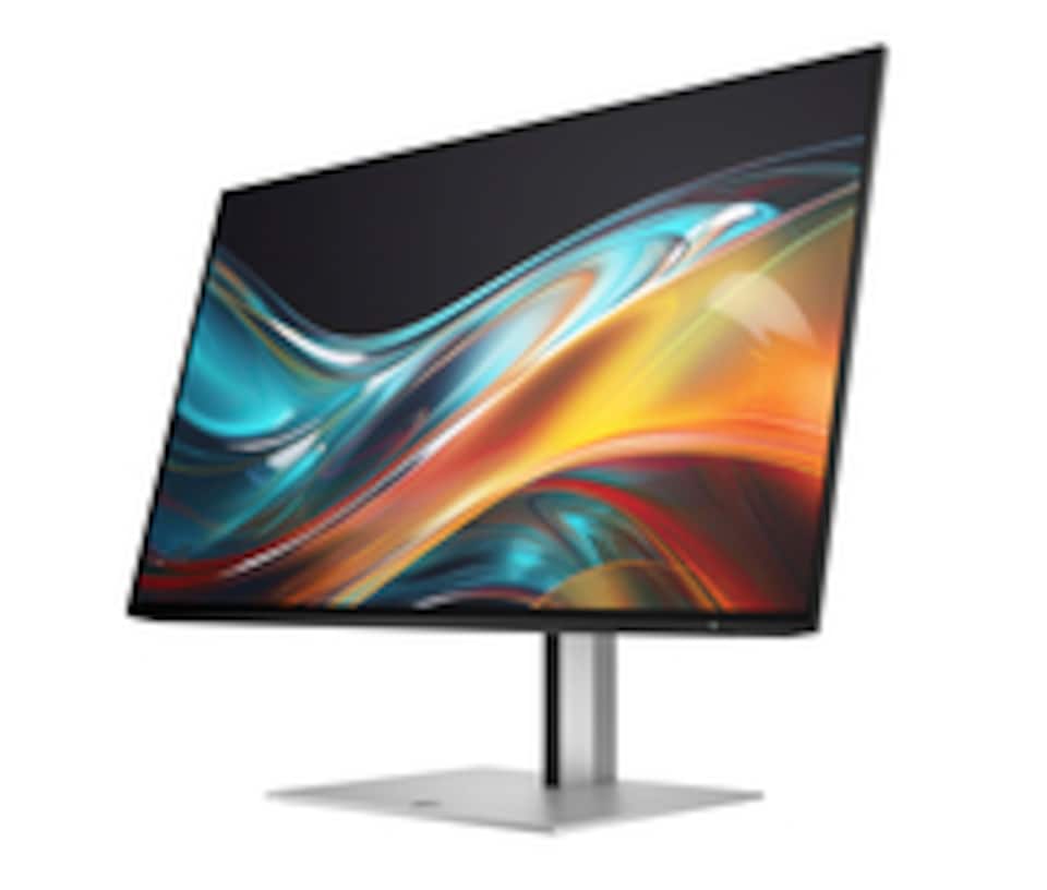 image 1 of HP Series 7 Pro 23.8 inch FHD Monitor - 724pf, 60.5 cm (23.8"), 1920 x 1080 pixels, Full HD, LCD, 5 ms, Black, Silver | Black | Black, Silver | 52.7 cm