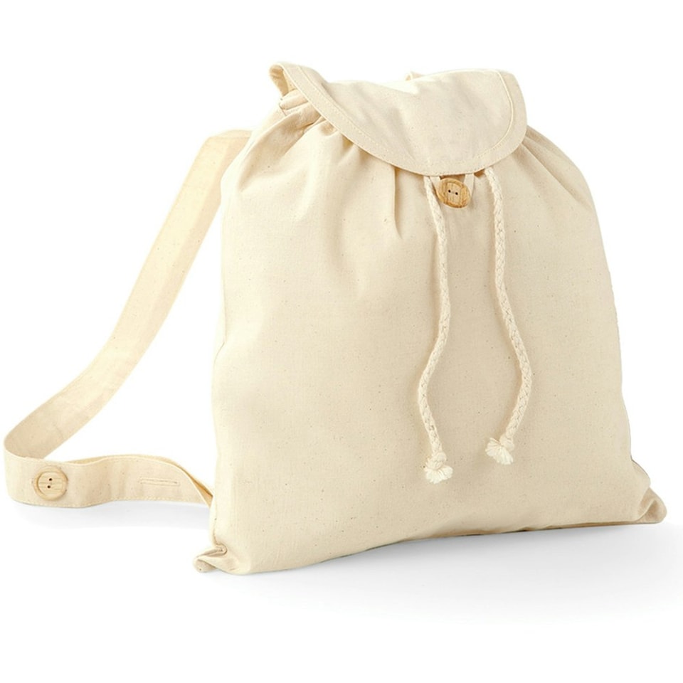 image 1 of Westford Mill Organic Festival Backpack Bag (8 Litres) - Natural - One Size