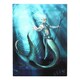 image 1 of Anne Stokes Water Elemental Wizard Canvas Plaque - Light Blue/Navy - 25cm x 19cm