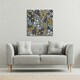 image 2 of Flower Print (Canvas Print) 77 x 77 x 4cm