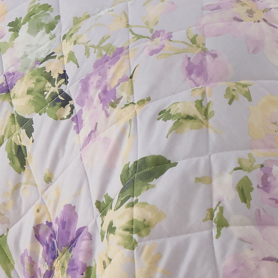 image 1 of D & D Flourette Bedspread Lilac