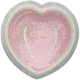 image 2 of Two Pink Heart Dog Small Animals Puppies Kittens Small Dog Bowl 15cm/300ml Pink
