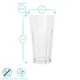 image 3 of Argon Tableware 580ml Plastic Highball Glasses - Set of 12 - Clear Reusable Cocktail Champagne Fizz Cola Tumbler Drinking Cups | Clear | Clear | One Size | 12