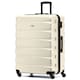 image 1 of Flight Knight 29" Extra Large Suitcase – 20kg Capacity Hard Shell Check-In Luggage with 4 Wheels  100+ Airlines Approved: Ryanair, EasyJet, Jet2, Wizz Air, BA Cream | Cream/Black | Large