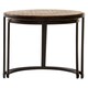 image 1 of Interiors By Premier Sturdy Chevron Side Tables, Durable Side Table By Couch For Livingroom, Versatile Small Table For Outdoor