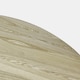 image 4 of OHS Madison Ribbed Round Dining Table Wood Effect