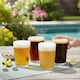 image 3 of Bistro Cocktail Drinking Glasses Beer Tumblers Barware Set | Clear | Clear | Set of 4