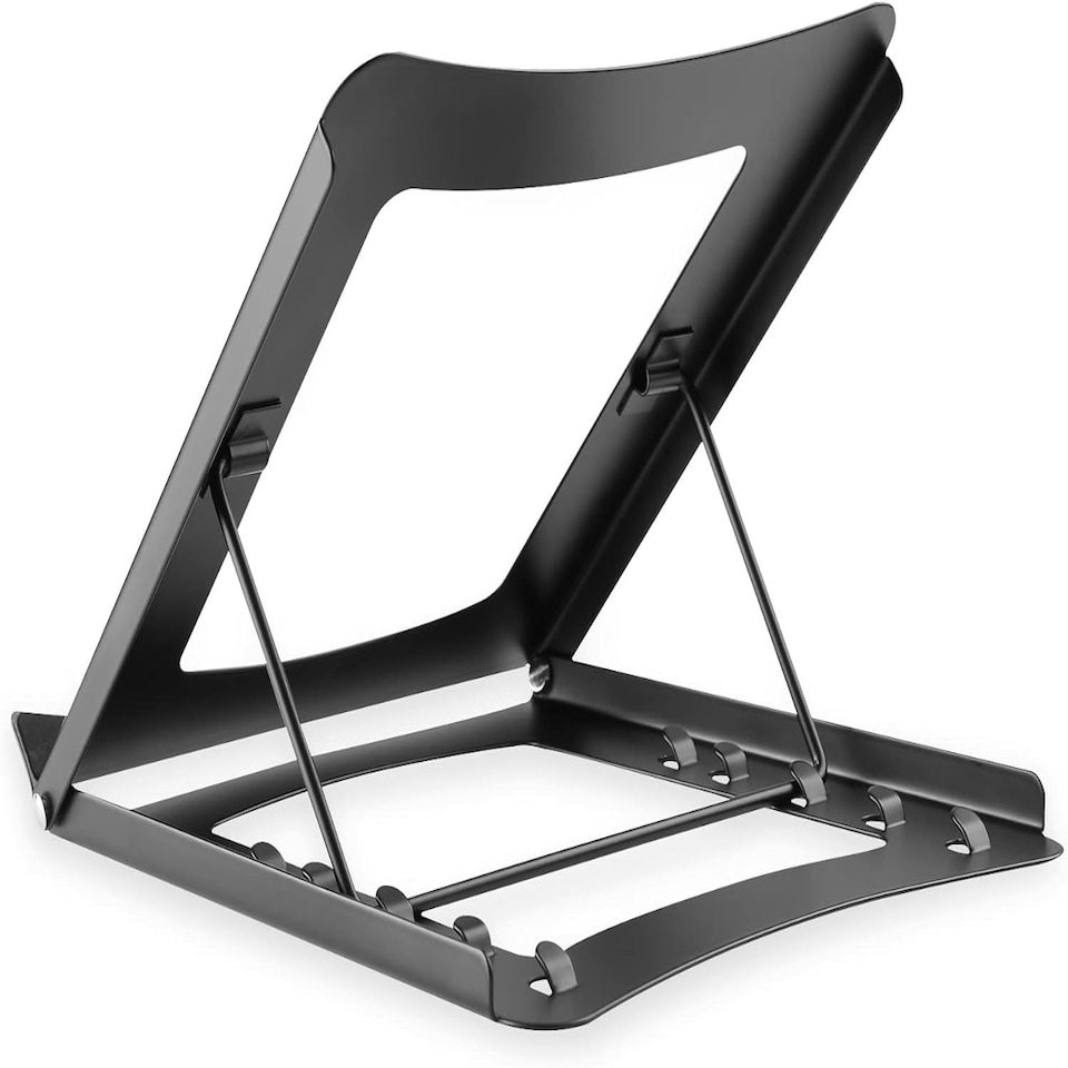 image 1 of DIGITUS Notebook stand - Adjustable in 5 positions - For 10-inch to 15-inch laptops - Robust steel - Black
