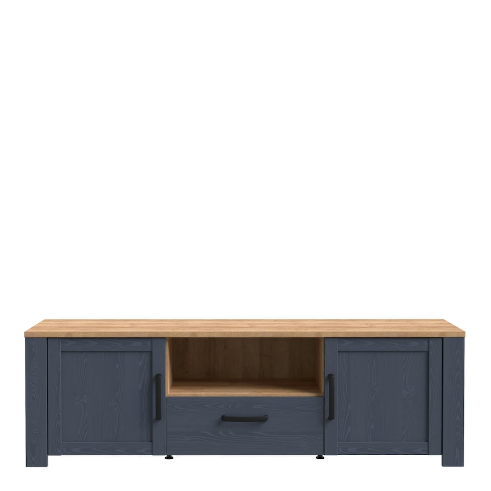 image 1 of Bohol TV Unit Inc. LED Light in Riviera Oak/Navy