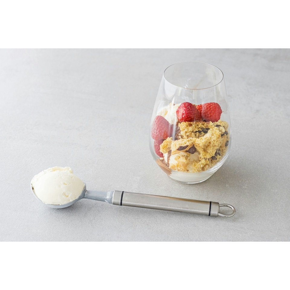 image 1 of KitchenCraft Ice Cream Scoop Silver Stainless Steel