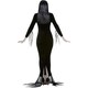 image 3 of The Addams Family Womens/Ladies Morticia Addams Costume Set - Black - S S