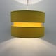 image 5 of Ochre Layered Easy Fit Drum Light Shade | Yellow | Large | 1