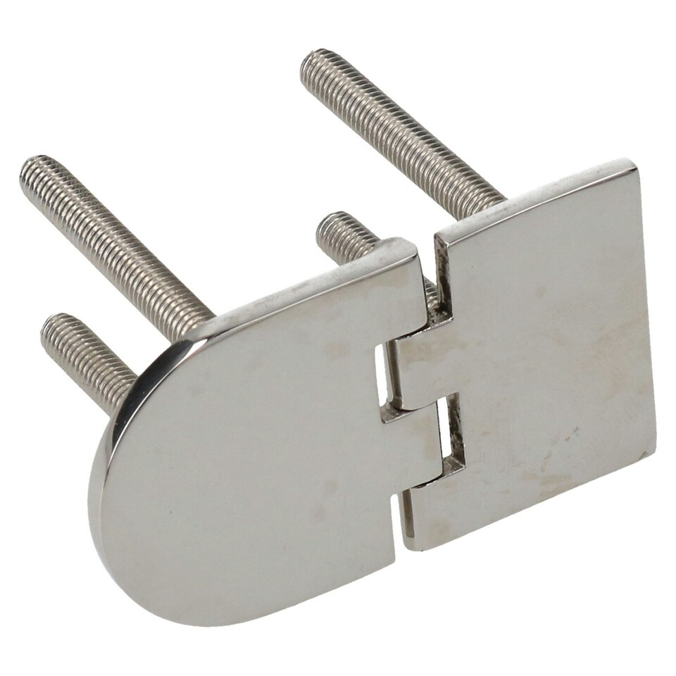 image 1 of Locker Door Hatch Hinges Marine Stainless Steel Boat Motorhome Polished 4 Pk Silver