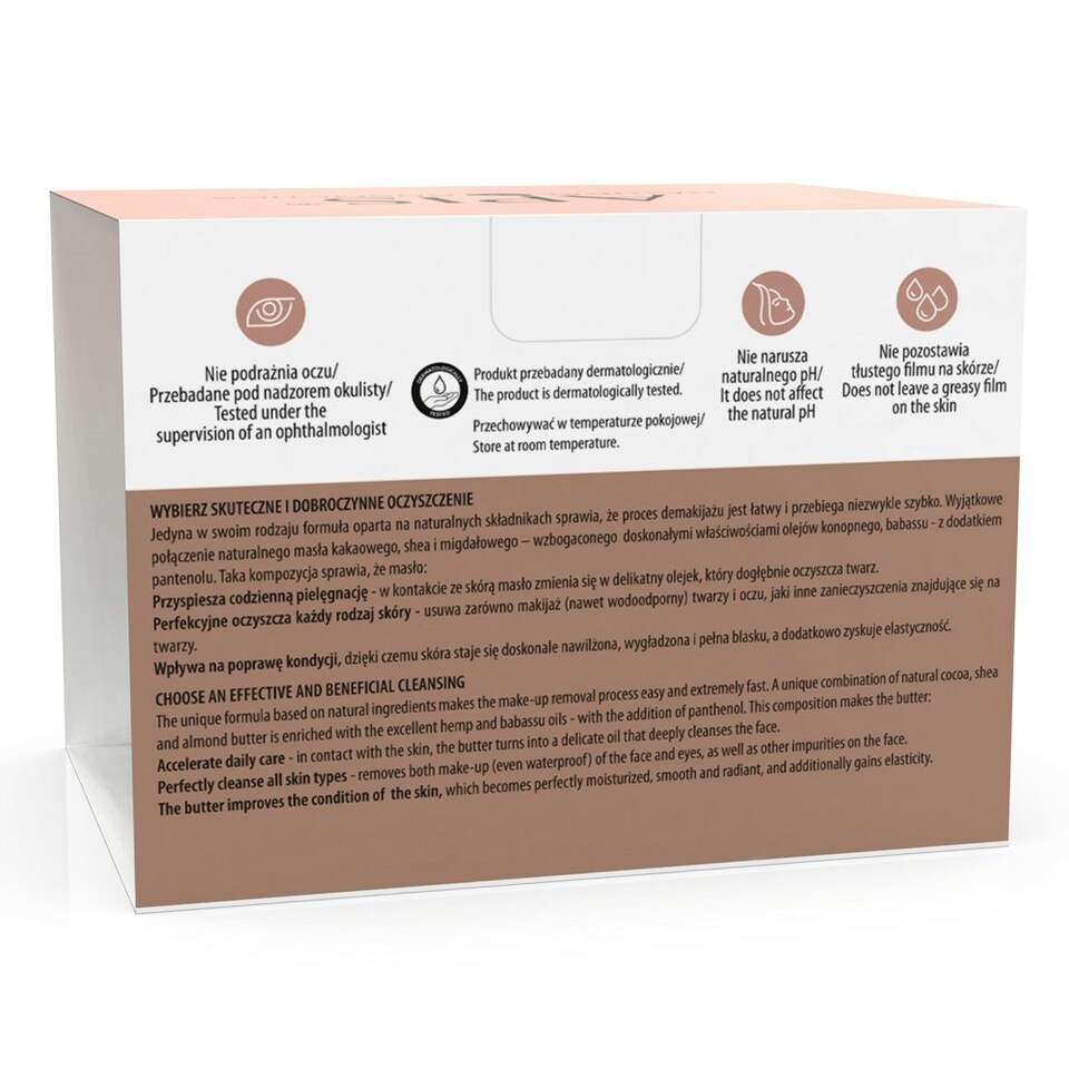 image 1 of Apis Cleansing Cocoa Butter for Face and Eyes Makeup Removal 40g