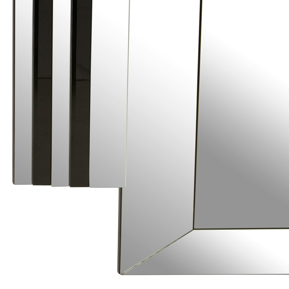 image 1 of Interiors by Premier Clear Wall Mirror Grey