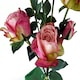 image 5 of 6 x 60cm Pink Rose Artificial Flower Sprays - 24 Flowers 18 Buds